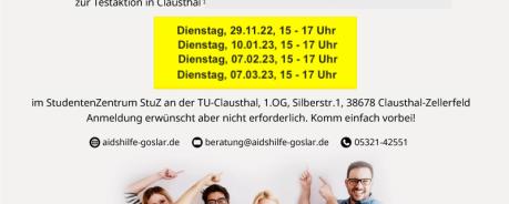 Testaktion Wintersemester Clausthal 22/23