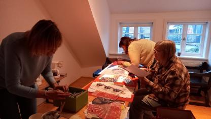 Workshop zur Ausstellung "Gesichter, Geschichten, Gemeinschaft &ndash; 30 Jahre Aidshilfe Goslar"